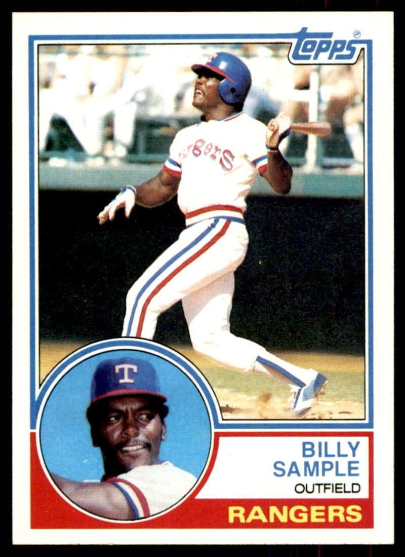 Amazon.com: Baseball MLB 1983 Topps #641 Billy Sample Rangers